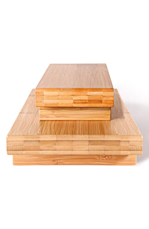 Berghoff Set Of 2 Bamboo Sushi Tray Set In Beige