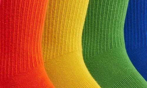 Nike Training Everyday Plus Cushioned 6 Pack Crew Socks In Rainbow Multi