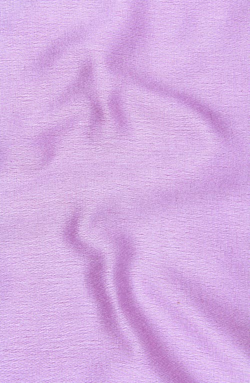 Saachi Cashmere Silk Eyelash Fringe Scarf In Lavender