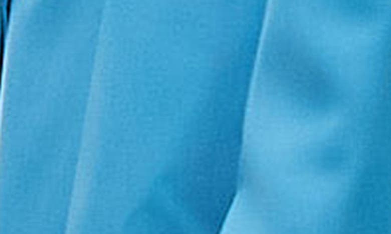Shop Topshop Cutout Back Long Sleeve Blazer Minidress In Blue