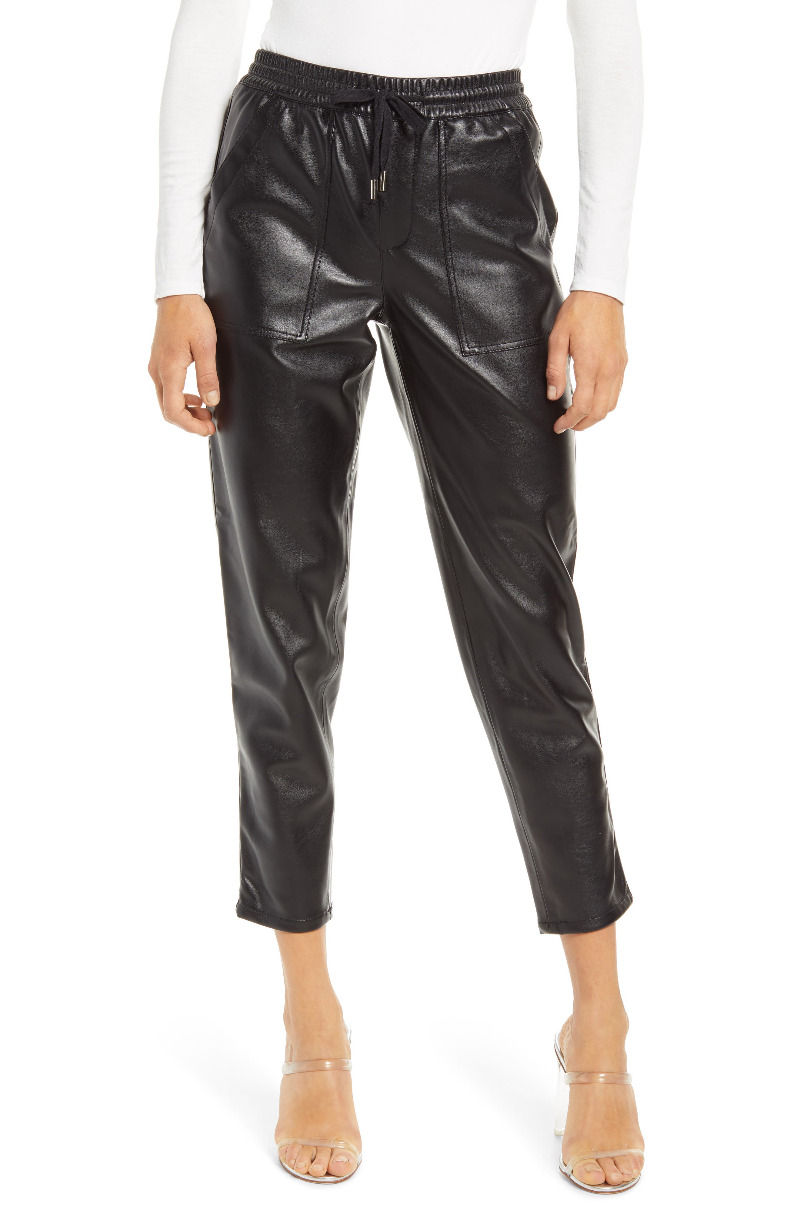 women's leather pants on sale