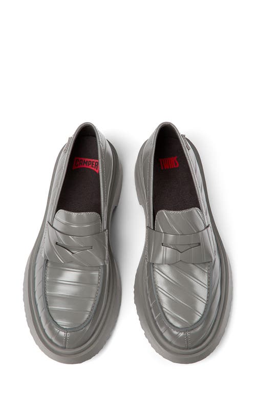 Camper Loafers Walden In Medium Grey