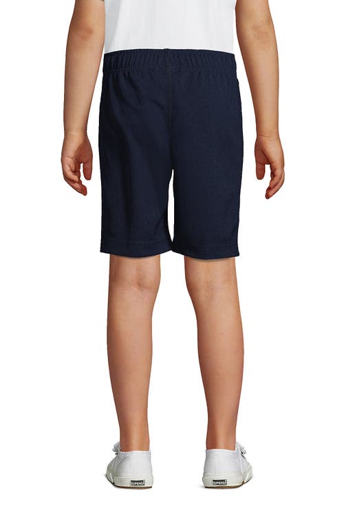 Shop Lands' End School Uniform Boys Mesh Gym Shorts In Classic Navy