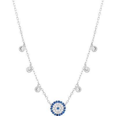 Lesa Michele Evil Eye Pendant Necklace