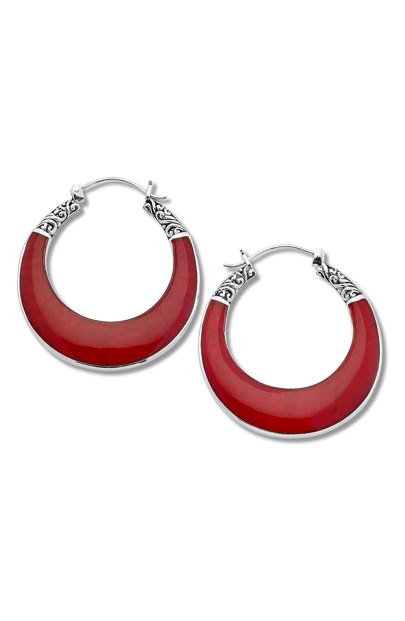 samuels silver hoop earrings