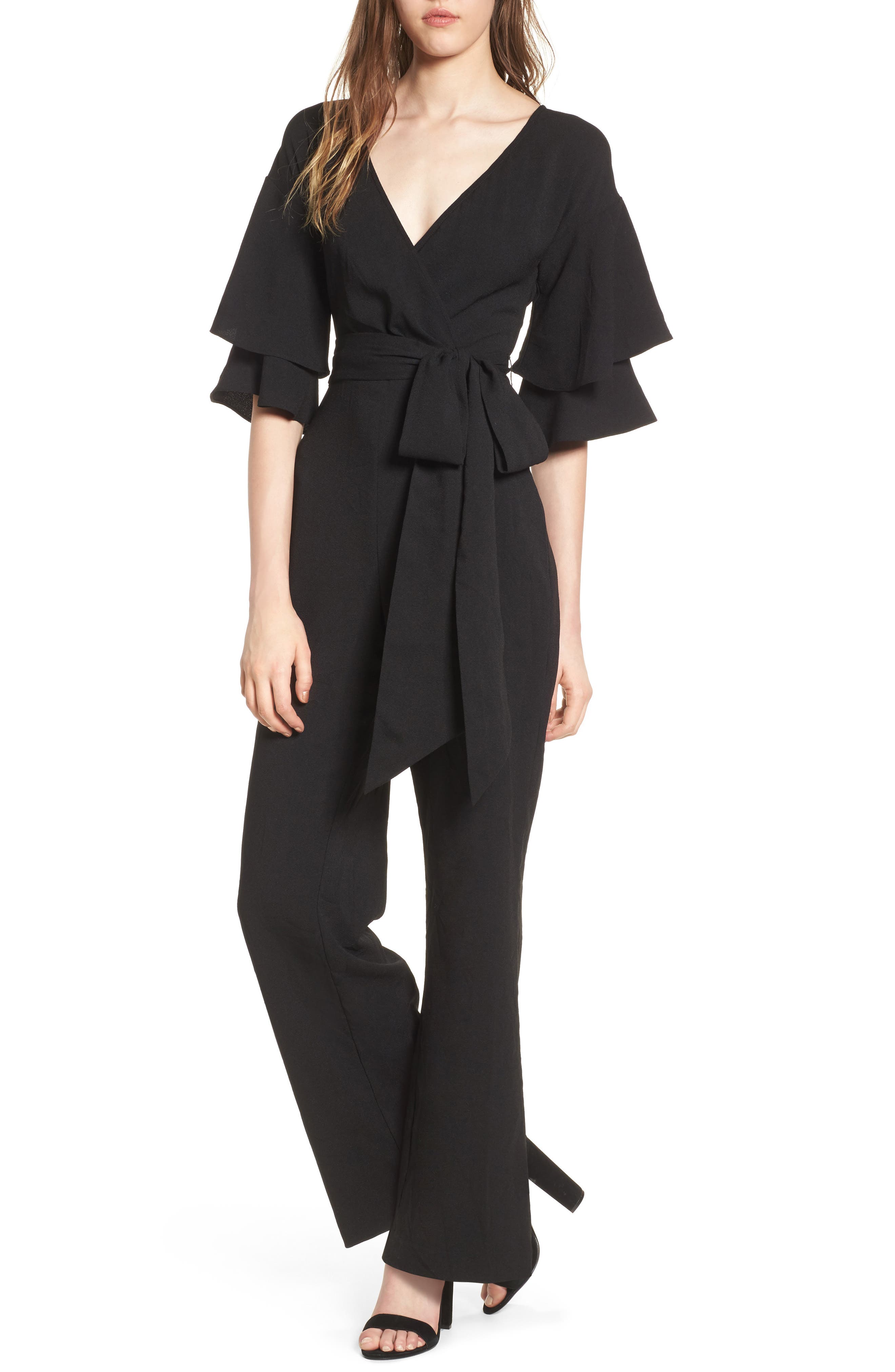 WAYF Ruffled Jumpsuit Nordstrom