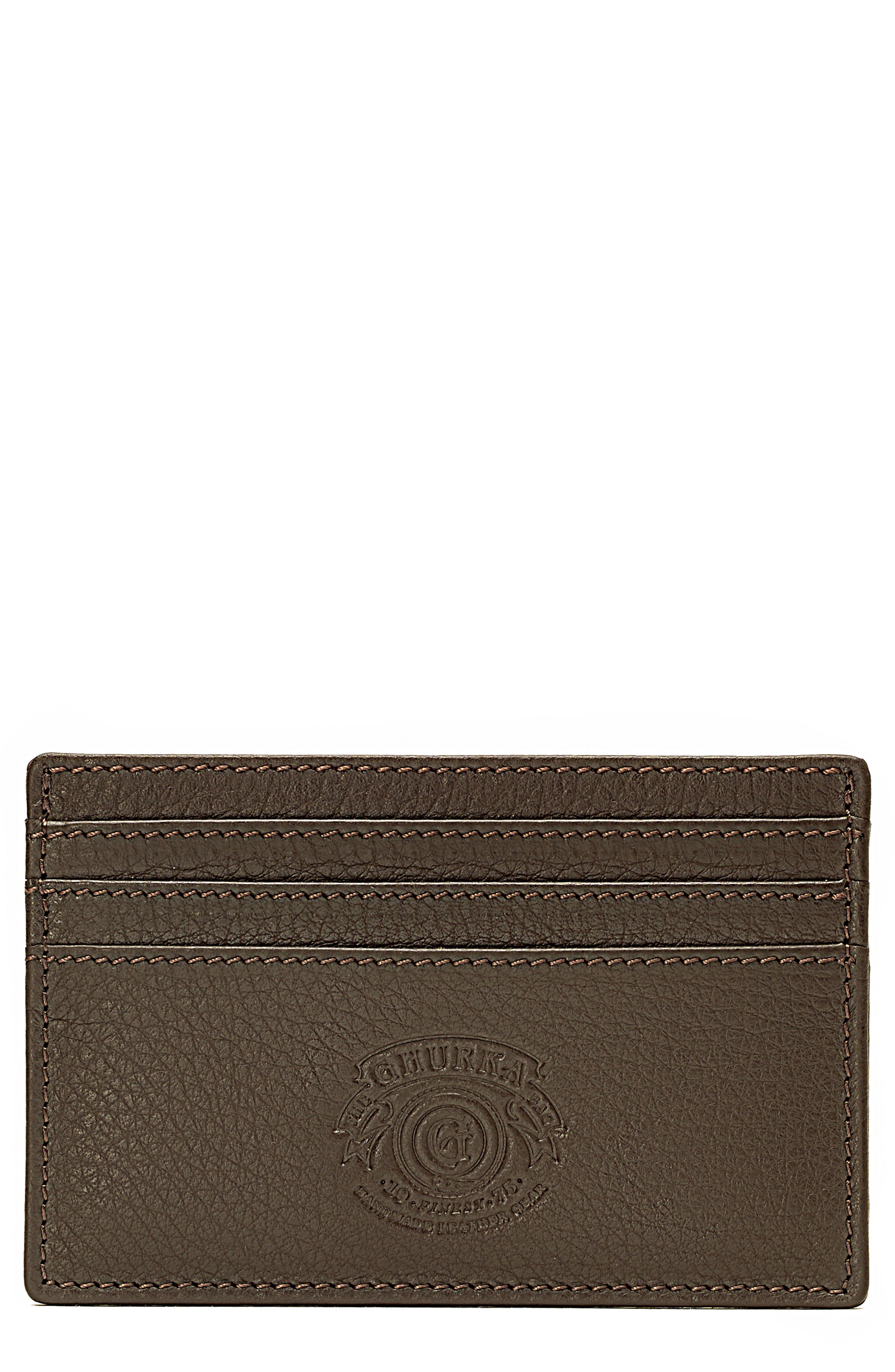 Ghurka Leather Card Case Nordstrom