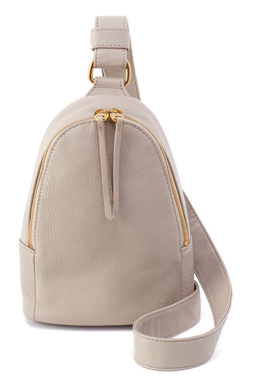 Hobo Fern Leather Sling Bag In Taupe
