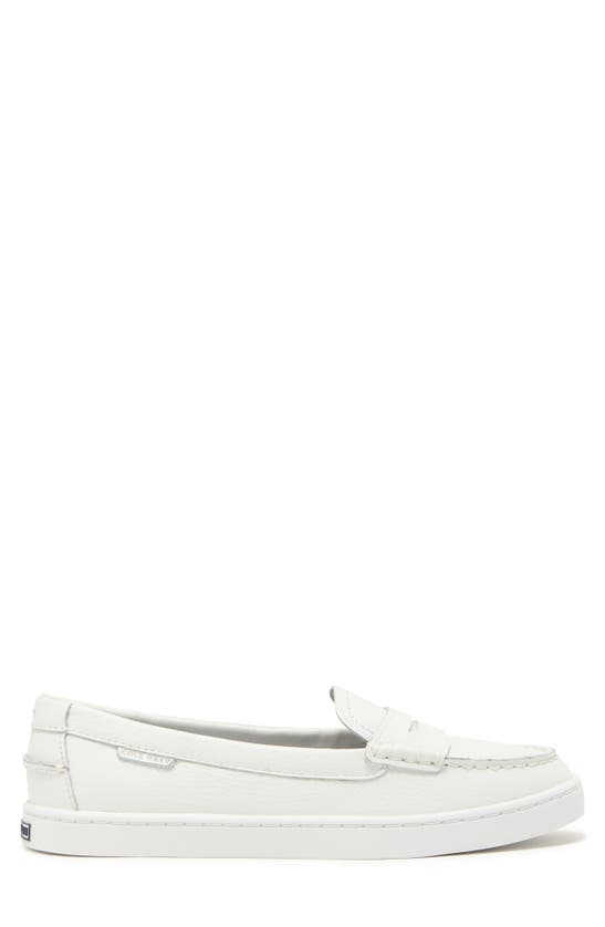 Shop Cole Haan Nantucket Penny Loafer In White Pebb