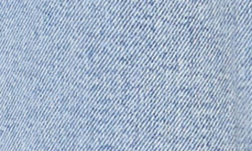 Kensie High Waist Raw Hem Crop Wide Leg Jeans In Lismore