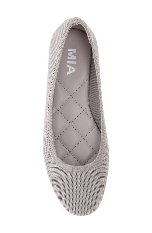 Mia Brendy Ballet Flat In Silver