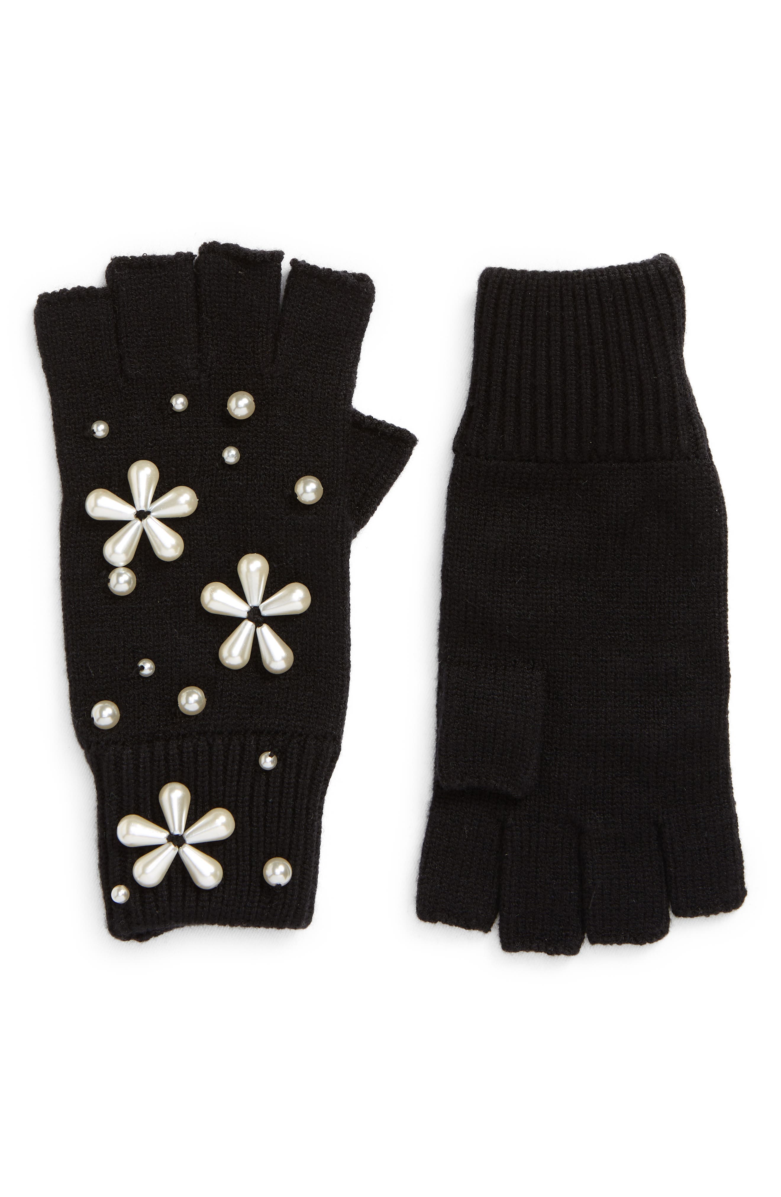 womens black texting gloves