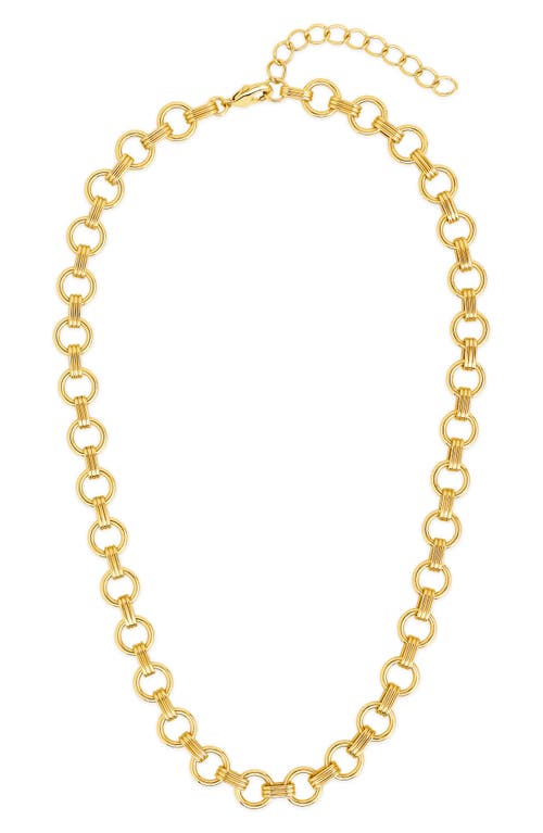 Sterling Forever Rhys Chunky Chain Necklace In Gold