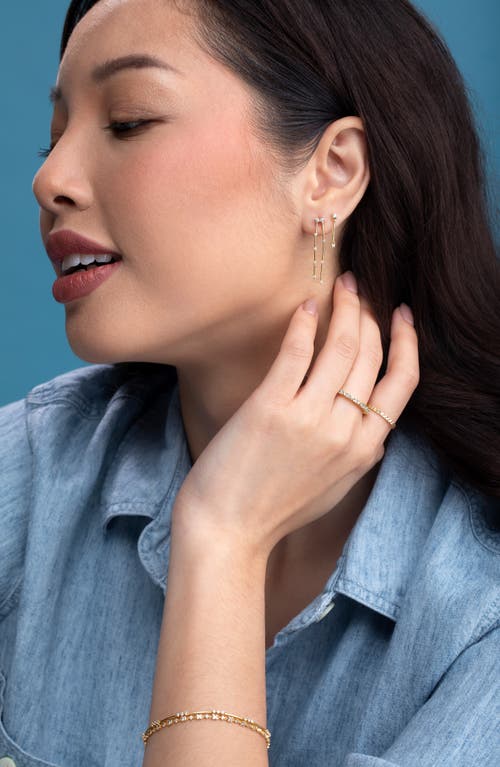 Bony Levy Icon Diamond Linear Drop Earrings In 18k Yellow Gold