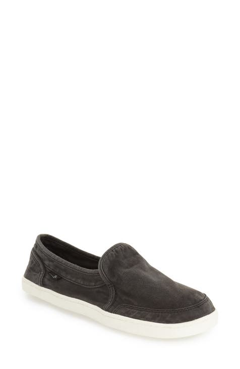 Sanuk Women's Pair O Dice Wool Slip On Sneaker Black Shoes 1097553 Size 7,  9.5