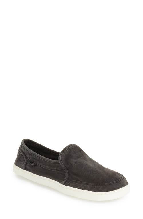'Pair O Dice' Slip On in Washed Black