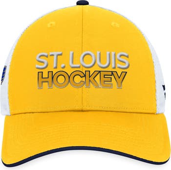 Men's Fanatics Branded Navy St. Louis Blues Authentic Pro Rink Trucker Adjustable Hat