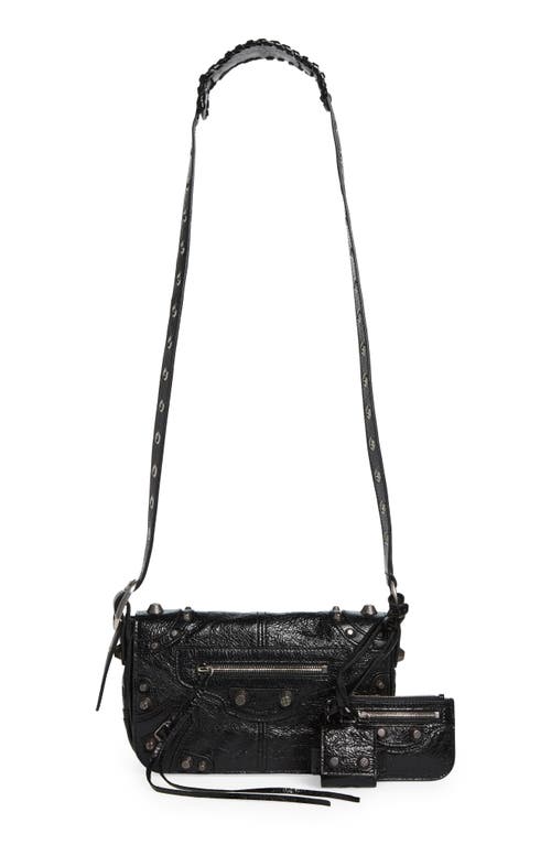 Balenciaga Extra Small Le Cagole Leather Crossbody Bag in Black at Nordstrom