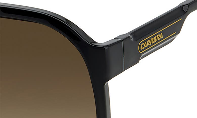 Shop Carrera Eyewear 99mm Oversize Rectangular Sunglasses In Black