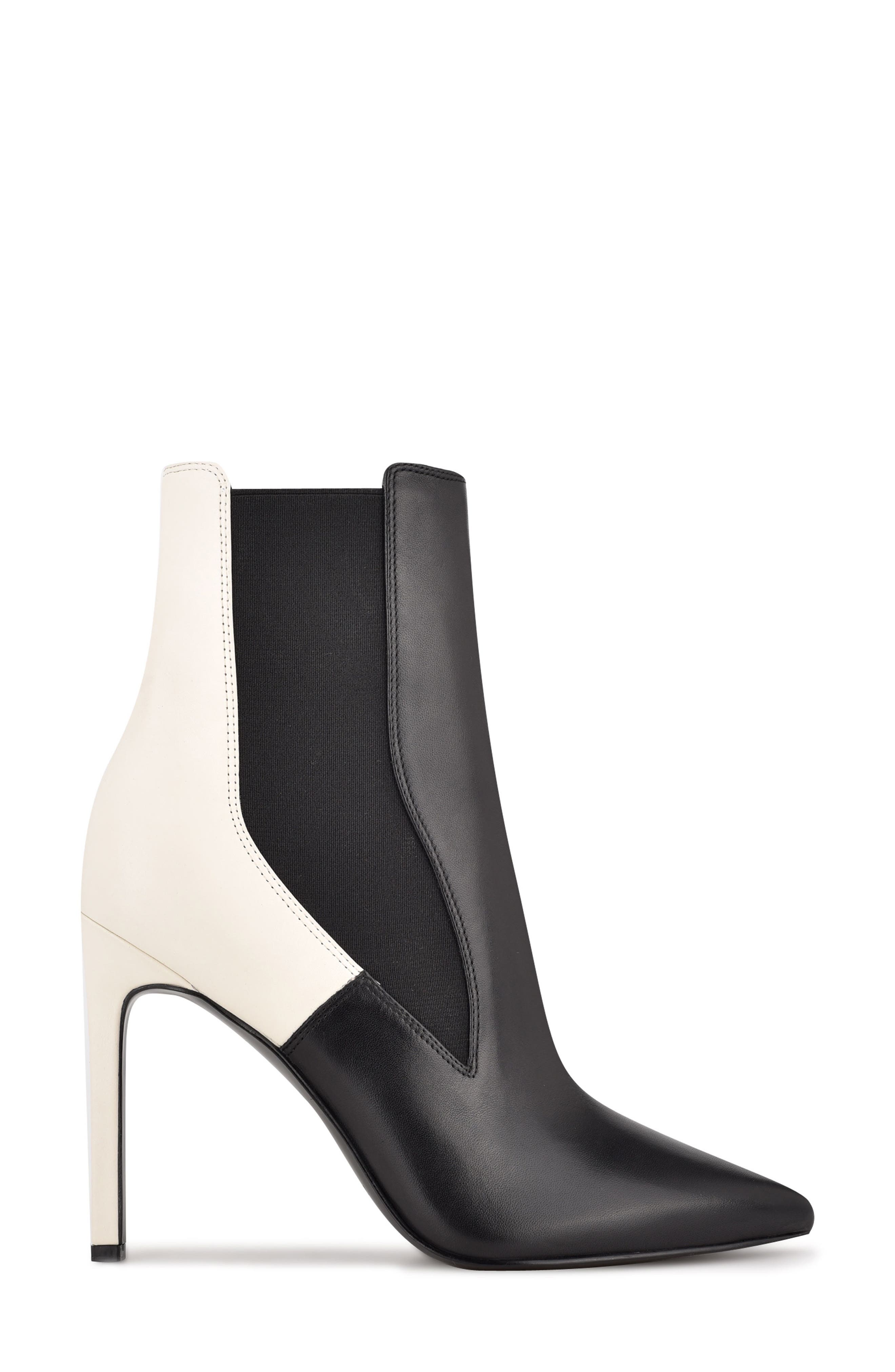 nine west white booties