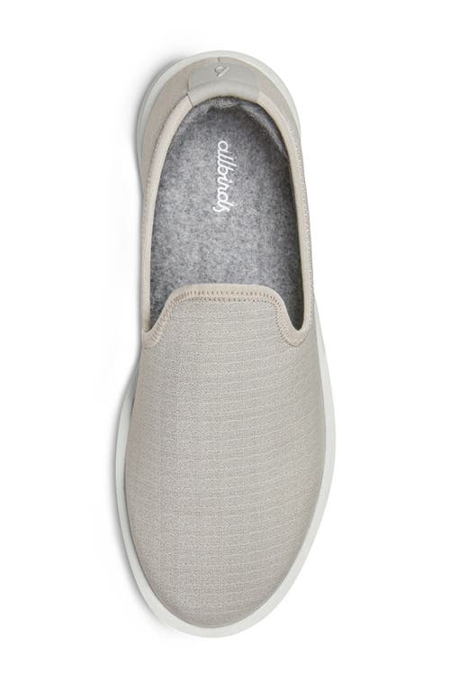 Shop Allbirds Wool Lounger Slip-on Sneaker In Pewter Grey/blizzard