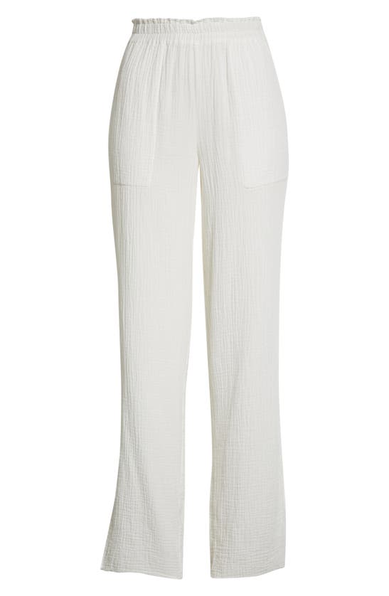 Shop Rails Leon Wide Leg Pull-on Pants In White