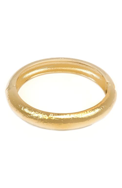 Panacea Textured Hinge Bangle in Gold at Nordstrom