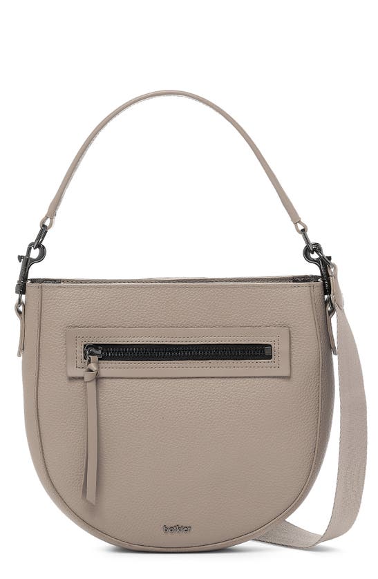 Botkier Beatrice Leather Crossbody Bag In Greige