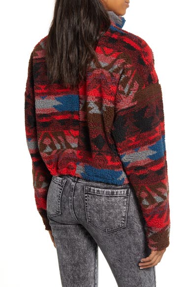 Bdg Urban Outfitters Peru Half Zip Crop Pullover Nordstrom