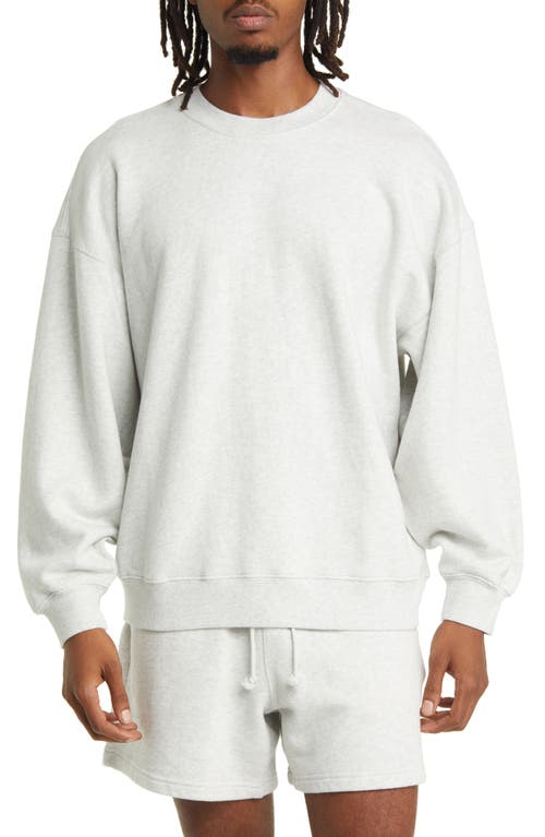 Core Oversize Crewneck Sweatshirt in Vintage Ash Grey