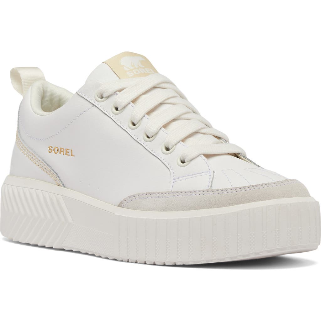 Sorel Ona Ave Sneakers In Sea Salt/bleached Ceramic