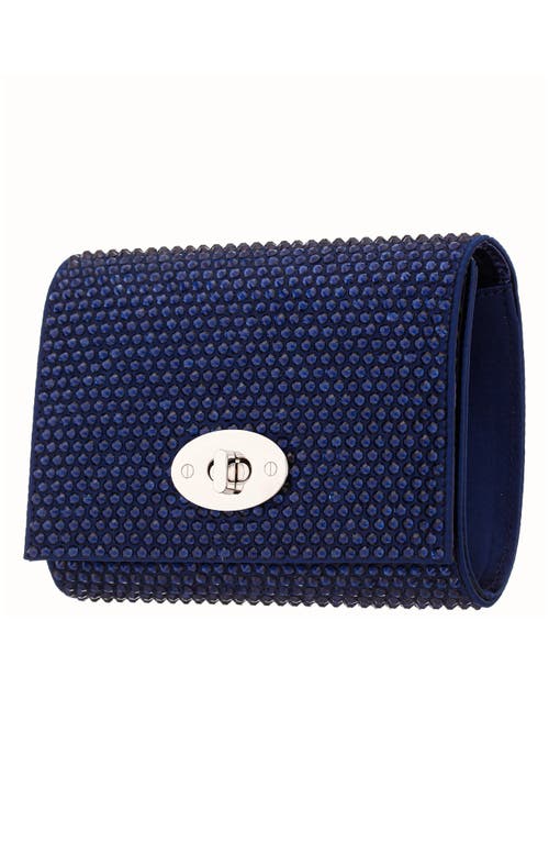 Shop Nina Cilian Clutch In Navy