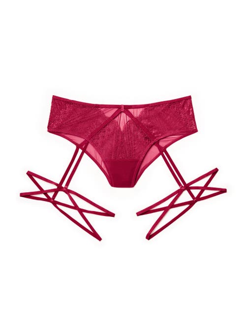 Shop Adore Me Odette Hipster Panties In Dark Red