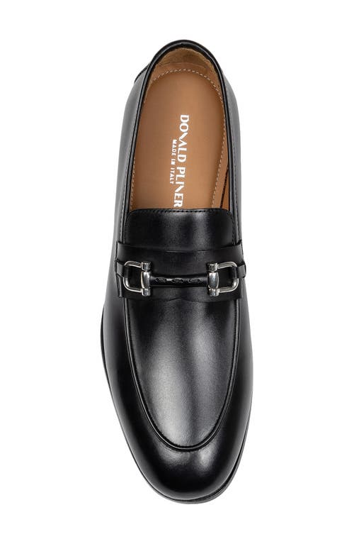 Shop Donald Pliner Slade Bit Loafer In Black