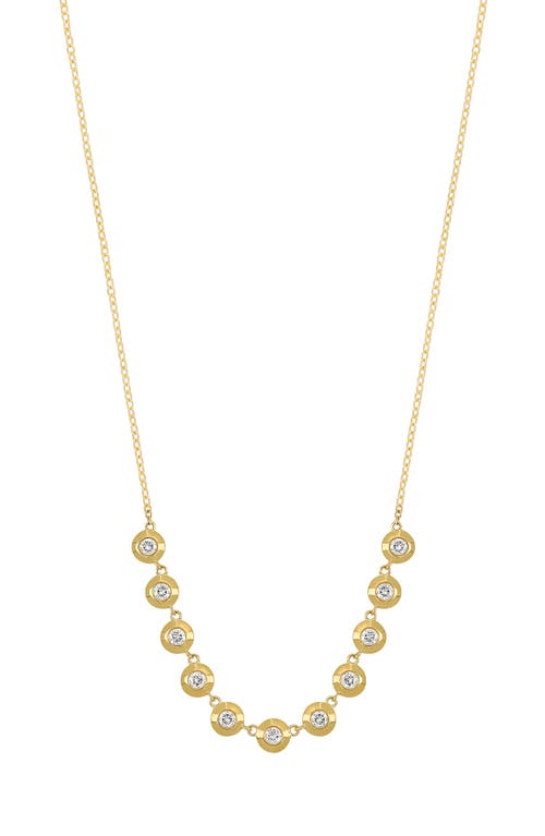 Bony Levy Monaco Diamond Frontal Necklace in 18K Yellow Gold at Nordstrom