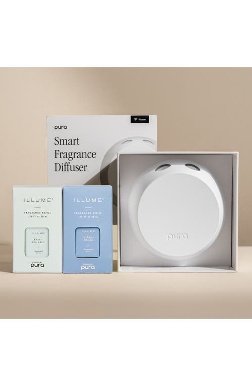 Pura Fresh Sea Salt & Citrus Crush Smart Diffuser & Fragrance Set