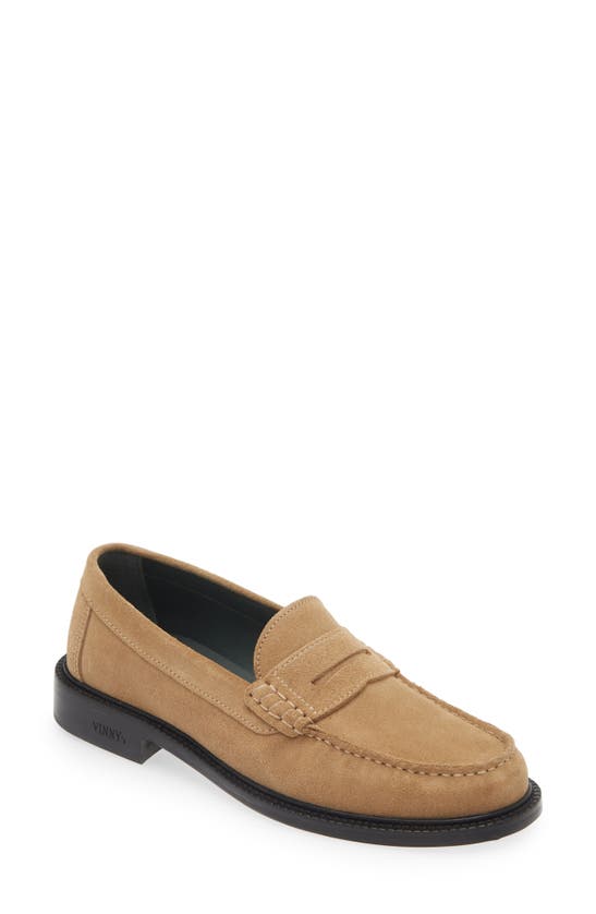 Shop Vinny's Yardee Penny Loafer In Sand