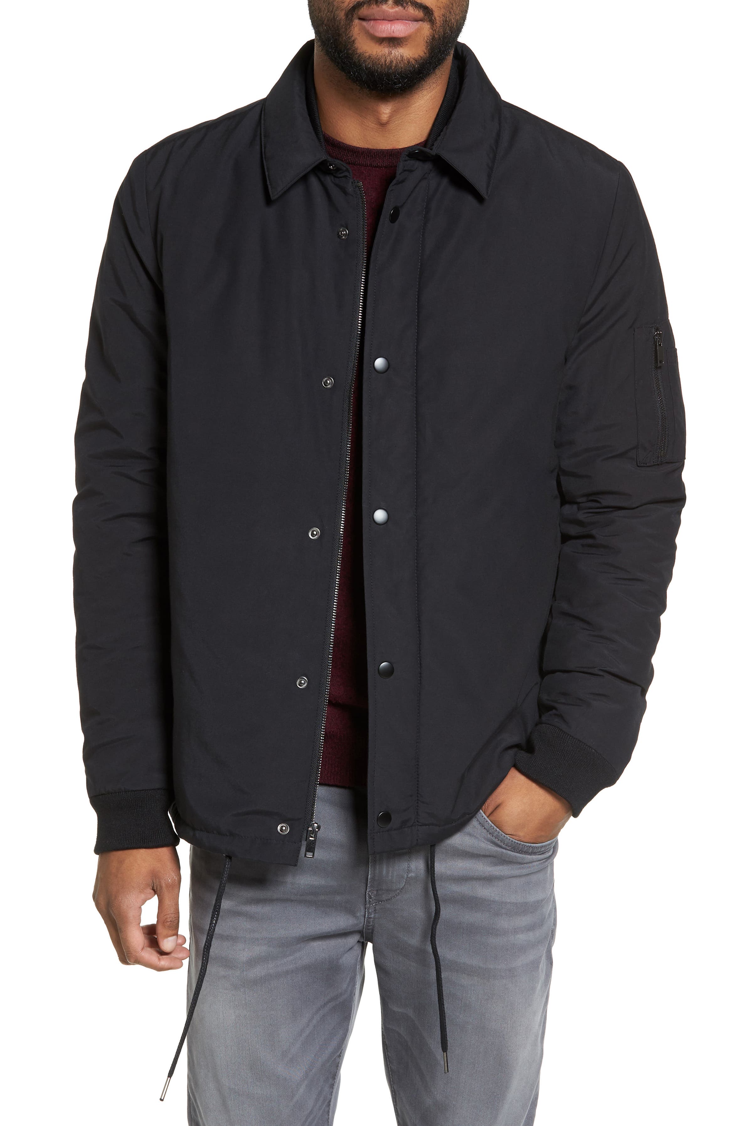 Calibrate Collared Bomber Jacket | Nordstrom