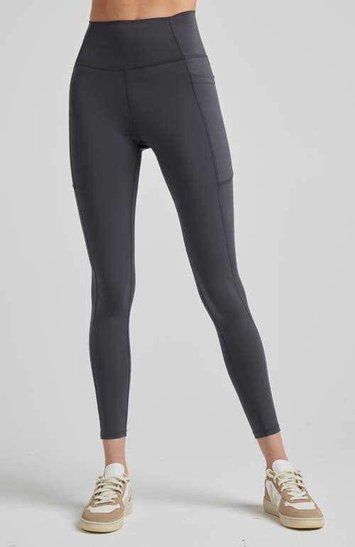 Shop Losano Essential Pocket Legging In Charcoal