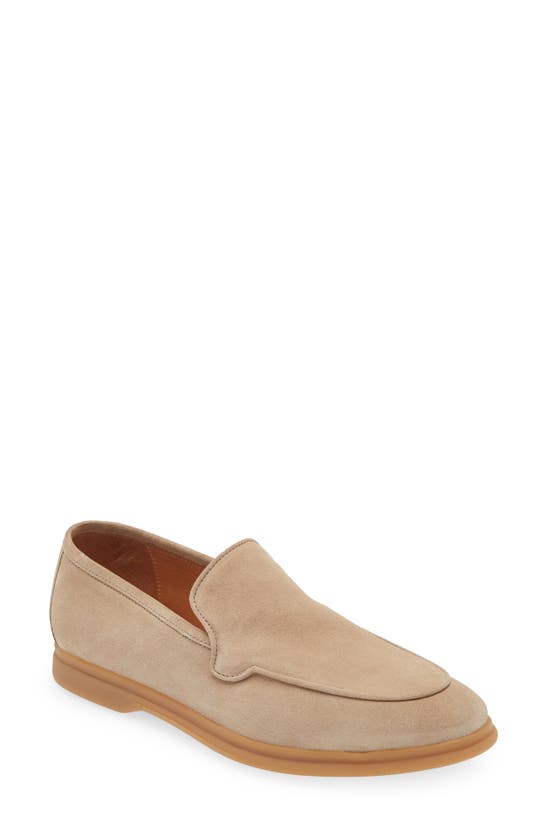 Shop Eleventy Low Top Loafer In Tan