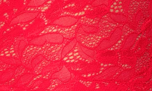 Mapalé Mapale Lace Bralette & Boyshorts Set In Red