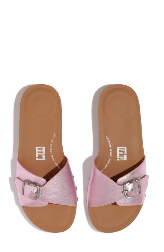 Shop Fitflop Iqushion Slide Sandal In Wild Lilac