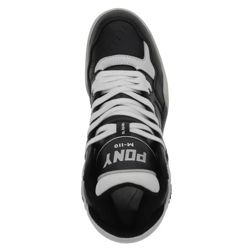 Pony M-110 Archive Sneakers In Black/white