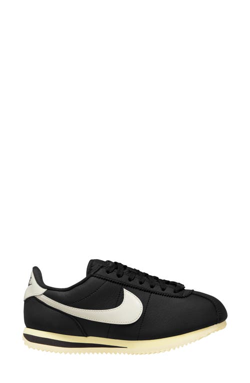 Shop Nike Cortez 23 Premium Sneaker In Black/sail/alabaster