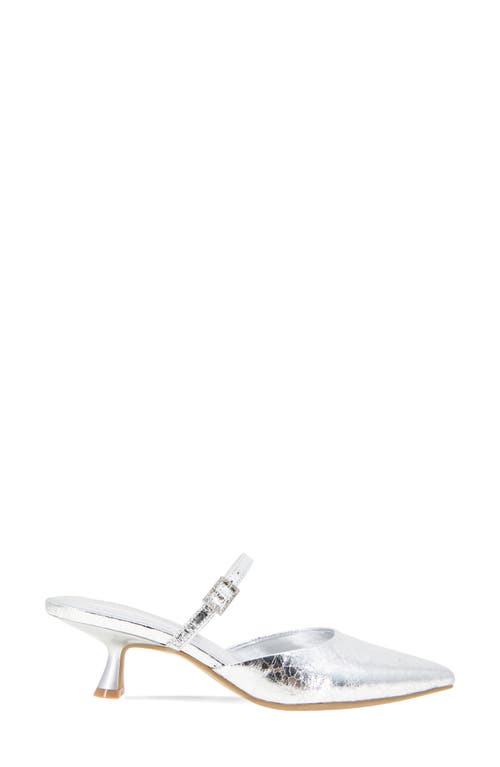 Bcbgeneration Katalina Pump In Silver Crackle