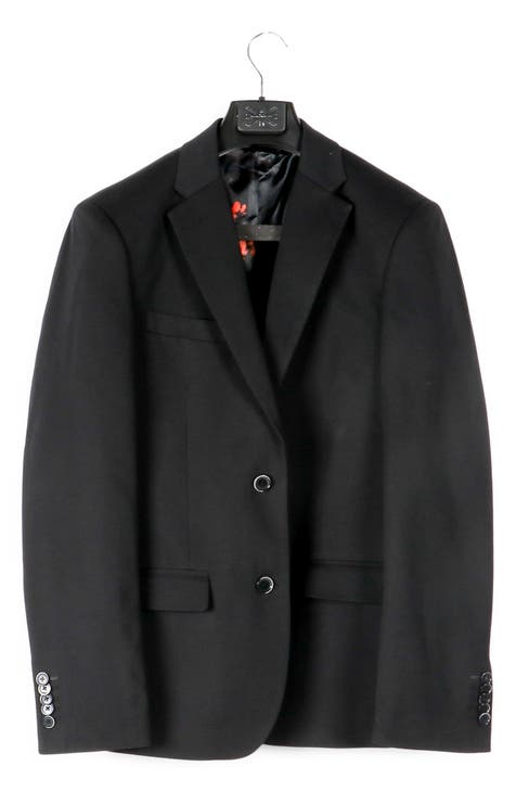 Solid Jersey Suit Jacket