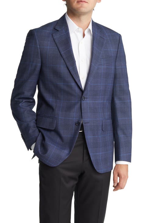 Vintage Neiman Marcus Pure Silk Blue Sports Coat Blazer Textured Size ...