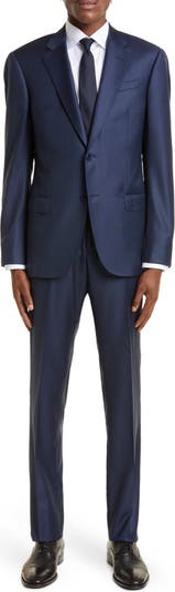 Emporio Armani G Line Sharkskin Wool Suit Nordstrom