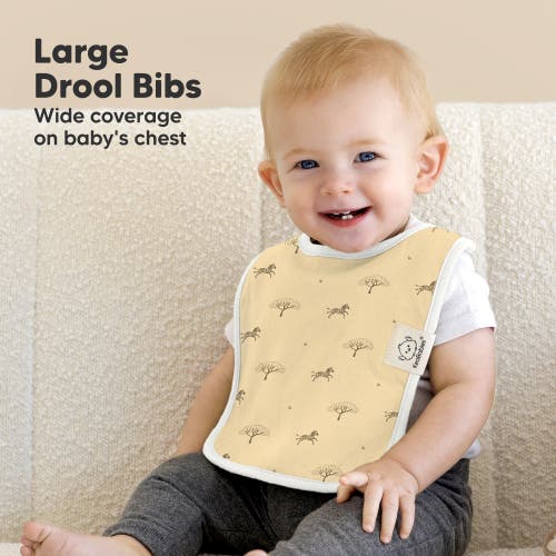 Keababies 8-pack Coast Drool Bibs In Wildscape