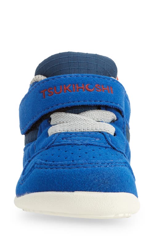 Shop Tsukihoshi Kids' Racer Sneaker In Royal/red